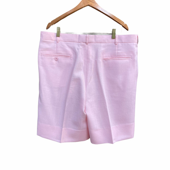 Vintage Trimingham's Pink Bermuda Shorts- Sz 40 - Picture 2 of 12